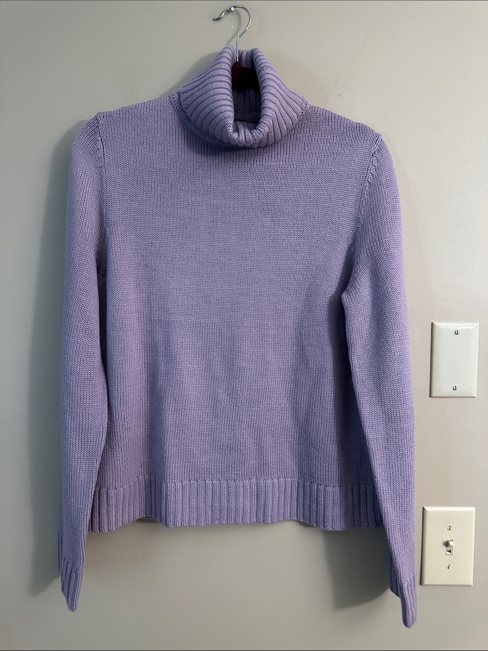 Willi Smith Lavender Turtleneck Sweater